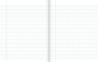 BWB BEGINNER'S WRITING BOOK - 14MM RULED/7MM DASH
