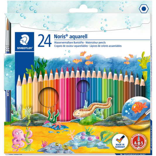 NORIS AQUARELL (WATERCOLOUR) PENCILS PACK 24