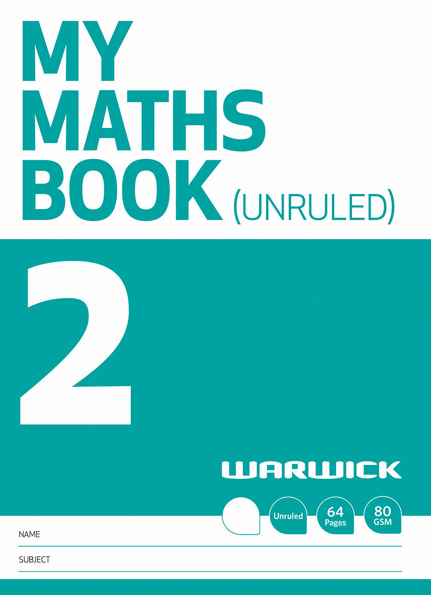 MY MATHS BOOK 2 - UNRULED