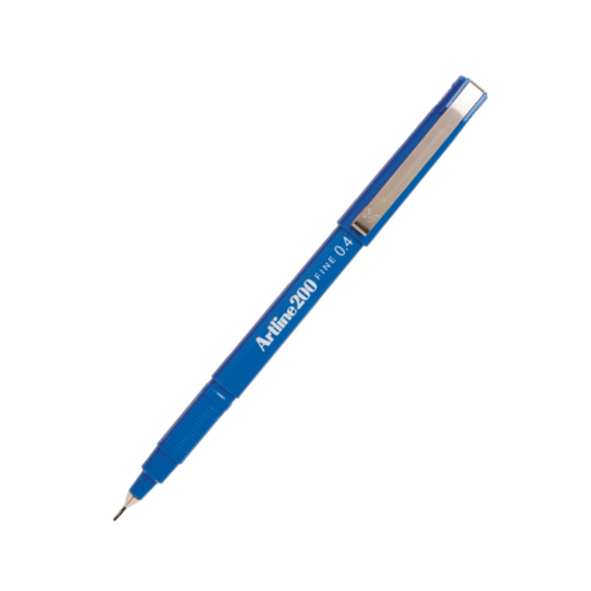 ARTLINE 200 0.4MM BLUE FINELINER PEN
