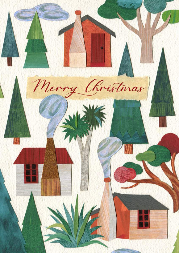 CHRISTMAS CARD BACK COUNTRY CHRISTMAS