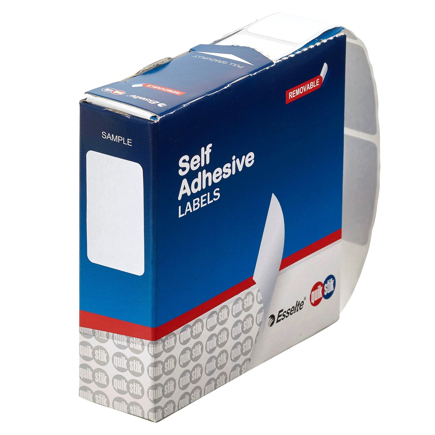 WHITE RECTANGLE LABELS 16X24MM BOX 800