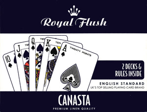 ROYAL FLUSH CANASTA PLAYING CARDS