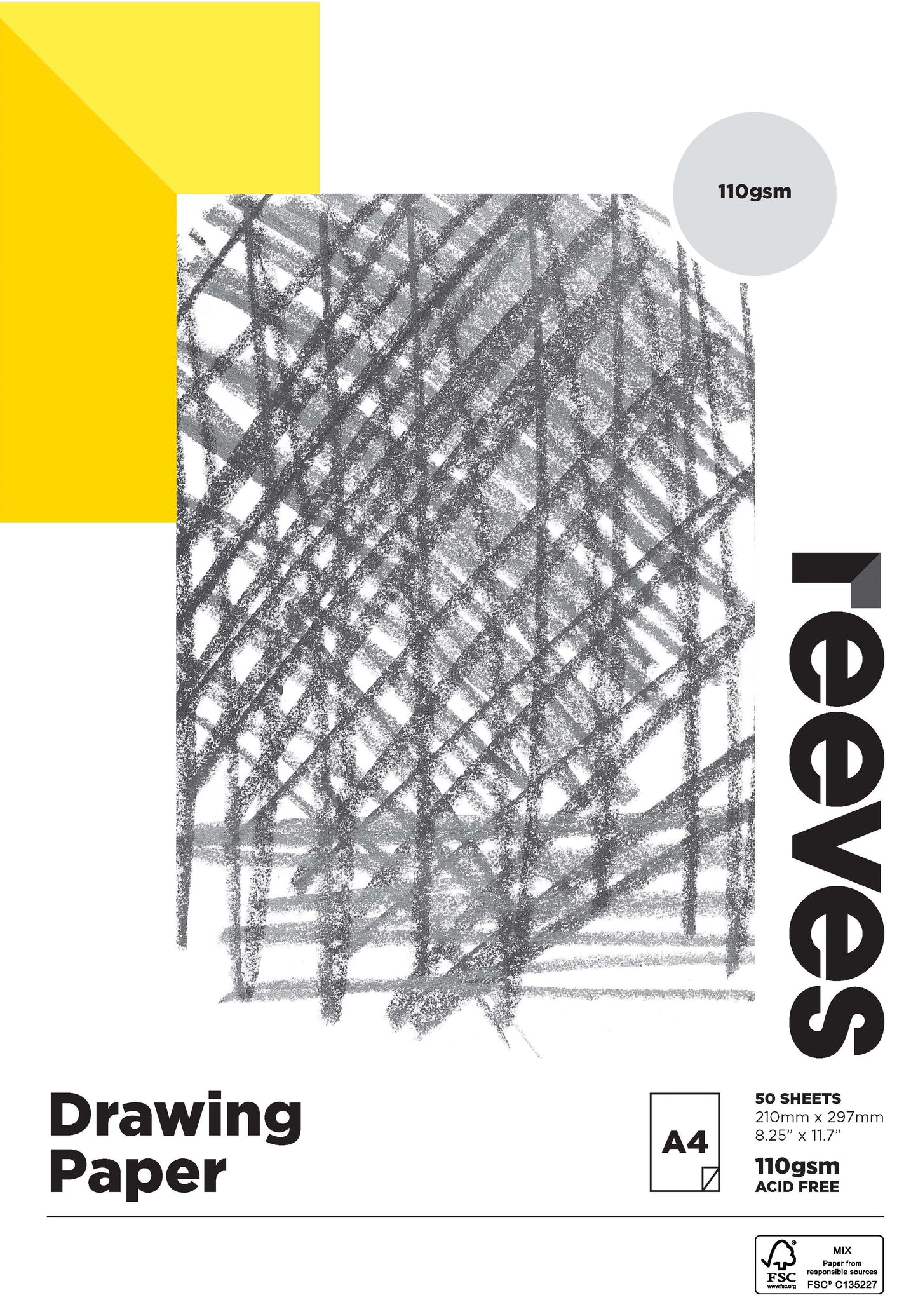 REEVES A4 ARTIST DRAWING PAD