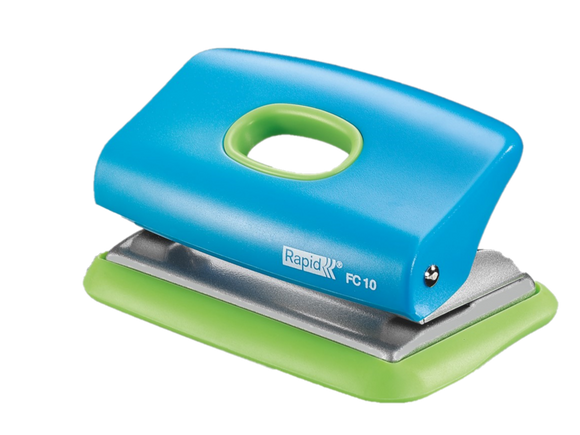 RAPID FC10 BLUE/GREEN HOLE PUNCH