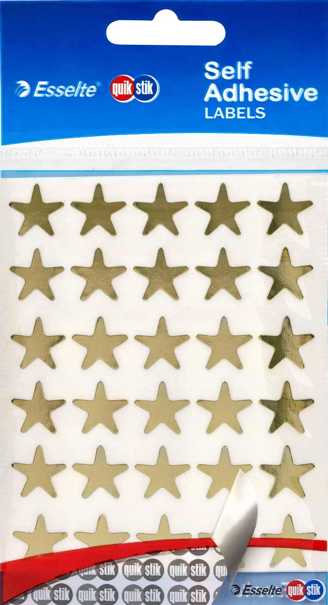 SELF-ADHESIVE GOLD STARS PACK 150