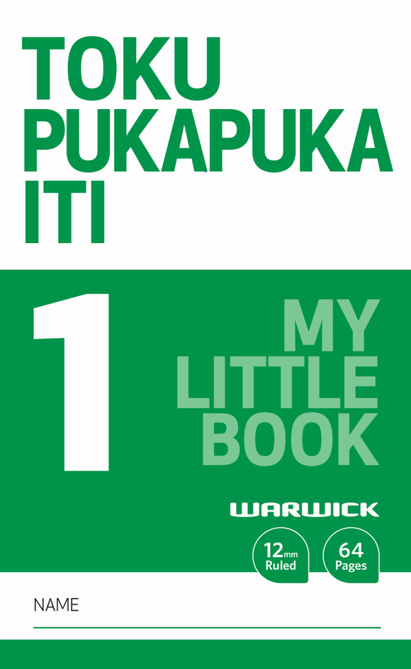 MY LITTLE BOOK/TOKU PUKAPUKA ITI - 12MM RULED BILINGUAL NOTEBOOK