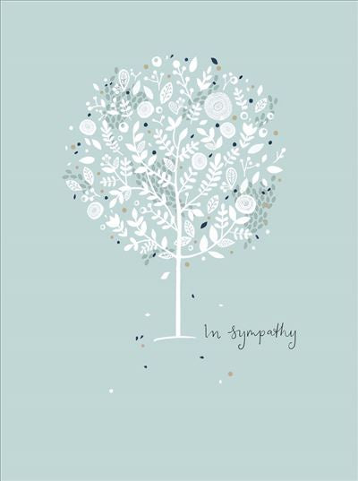 SYMPATHY CARD LEAF TREE