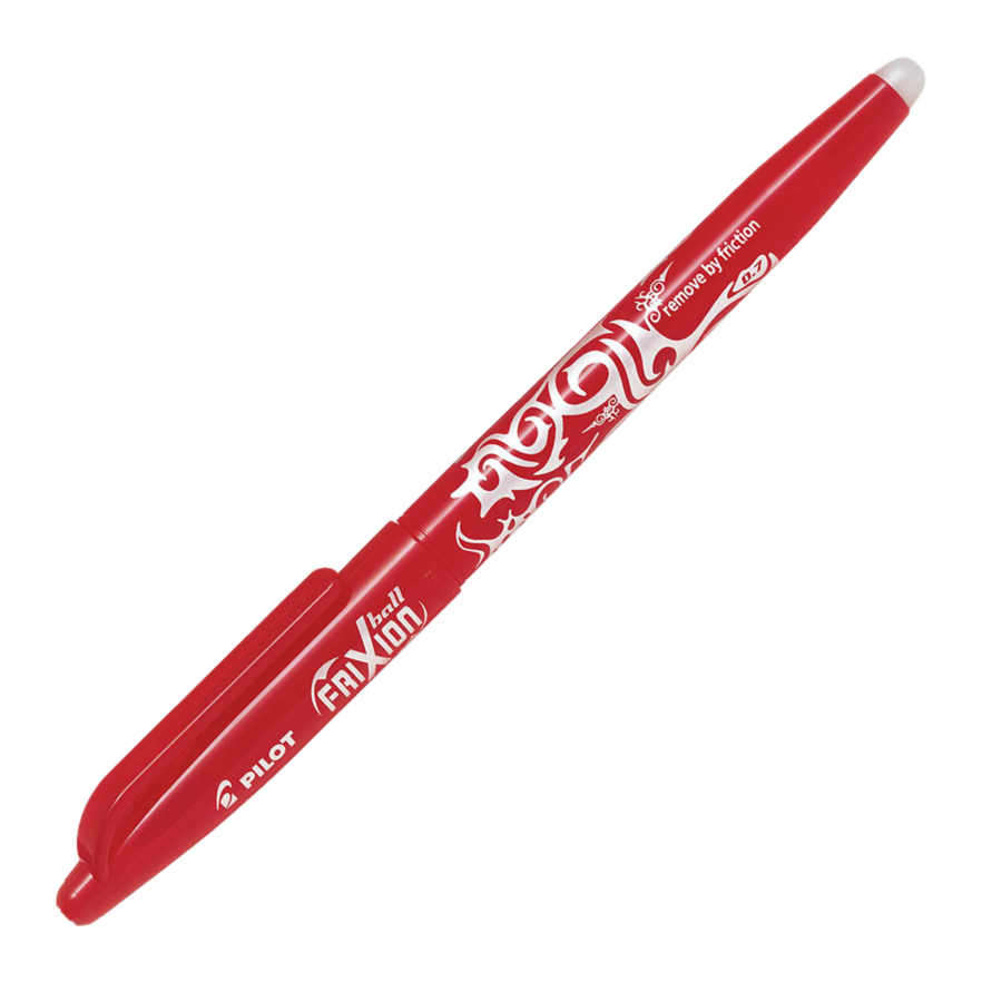 PILOT FRIXION BALL 0.7MM ERASABLE PEN RED