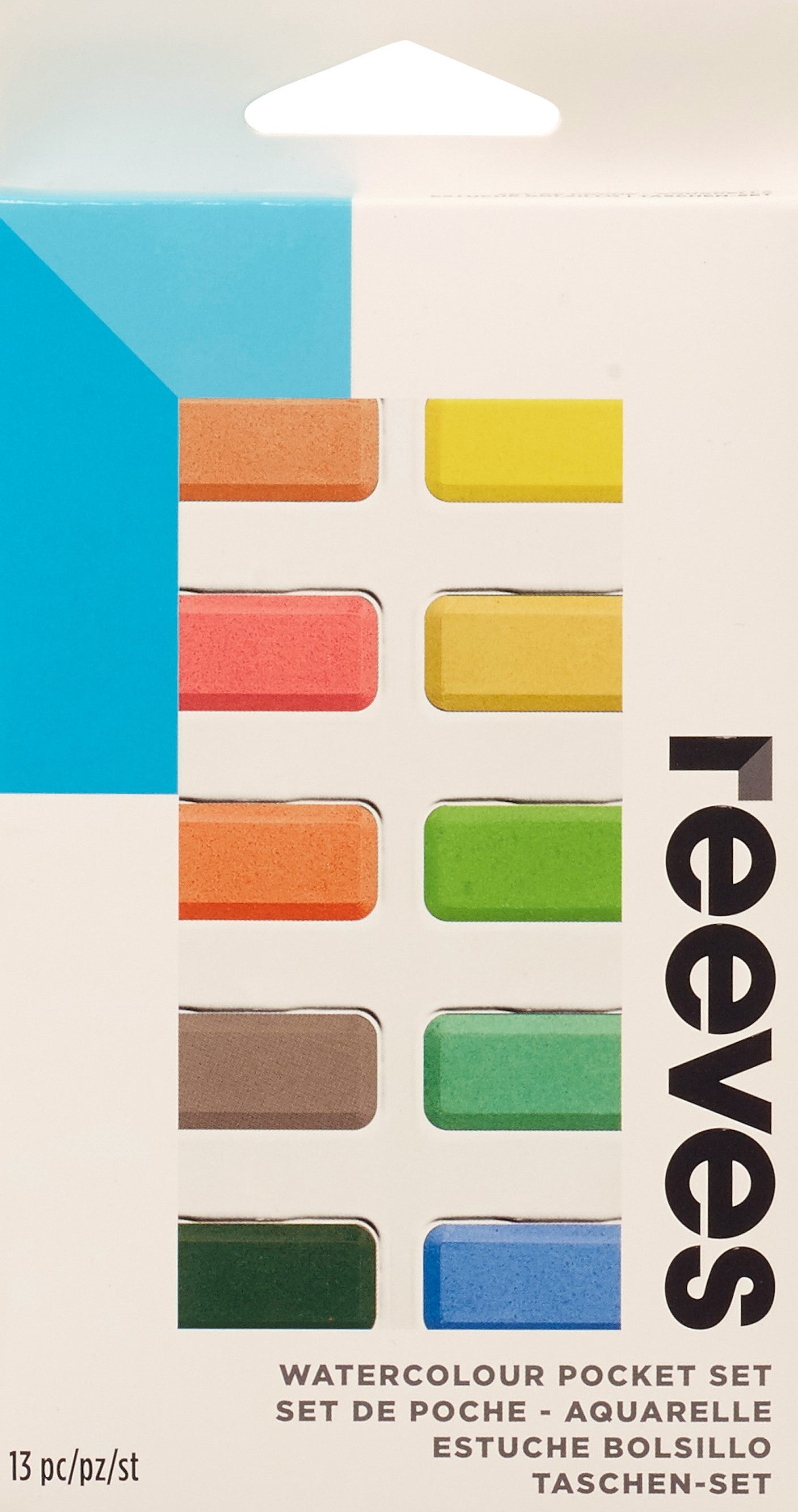 REEVES WATERCOLOUR POCKET SET OF 12