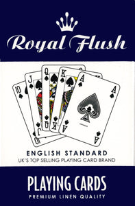 ROYAL FLUSH STANDARD PLAYING CARDS - BLUE BACK