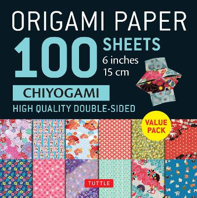ORIGAMI PAPER 100 SHEETS CHIYOGAMI PATTERS 15CM
