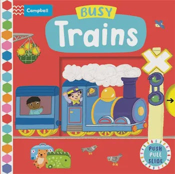 BUSY TRAINS PUSH PULL SLIDE