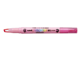 UNI PROPUS PINK DOUBLE-ENDED HIGHLIGHTER