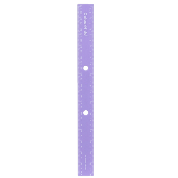 BINDERMATE PURPLE 30CM RULER