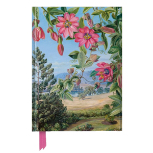 MARIANNE NORTH'S VIEW IN THE BRISBANE BOTANIC GARDENS FOILED A5 RULED JOURNAL