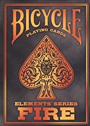 BICYCLE ELEMENT SERIES FIRE PLAYING CARDS