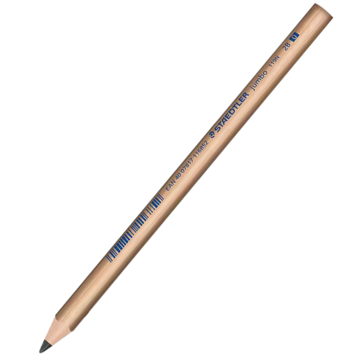 STAEDTLER NATURAL JUMBO TRIANGULAR 2B PENCIL