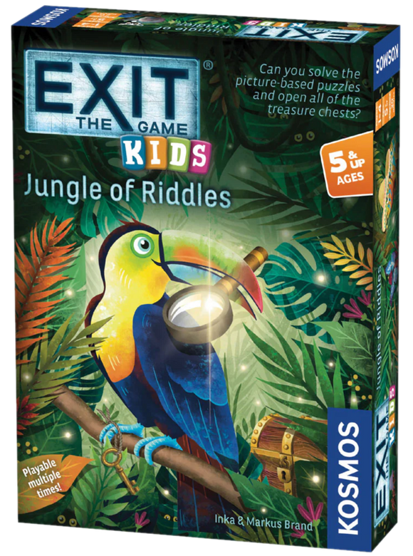 EXIT THE GAME KIDS JUNGLE OF RIDDLES