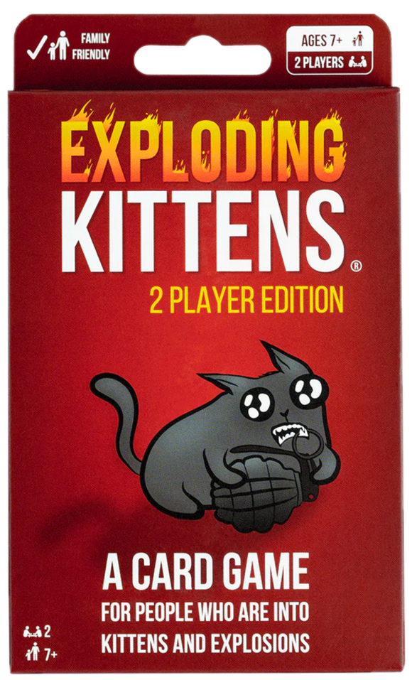 EXPLODING KITTENS 2 PLAYER EDITION