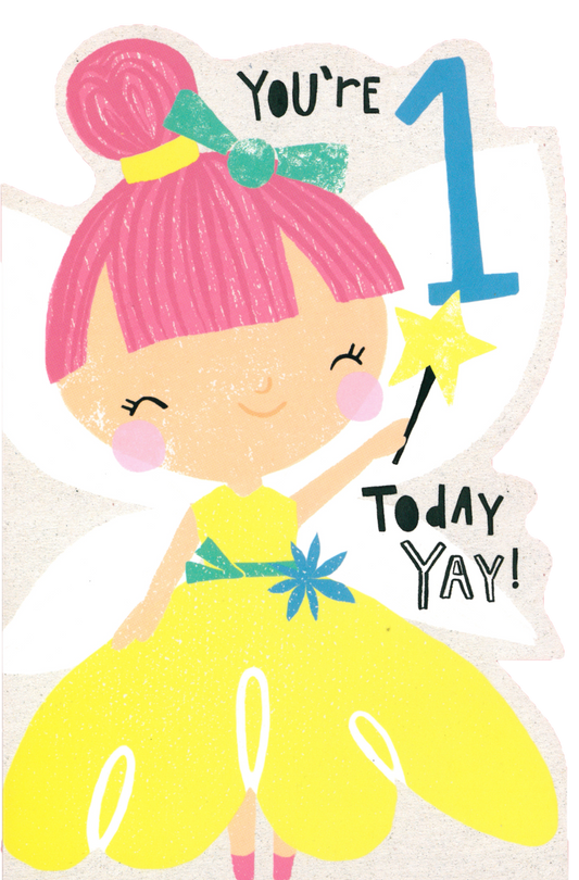 BIRTHDAY CARD 1ST FAIRY