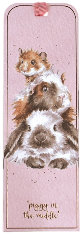 WRENDALE 'PIGGY IN THE MIDDLE' BOOKMARK