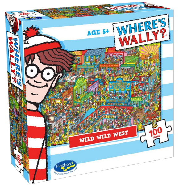WHERES WALLY? 100 PC PUZZLE WILD WILD WEST