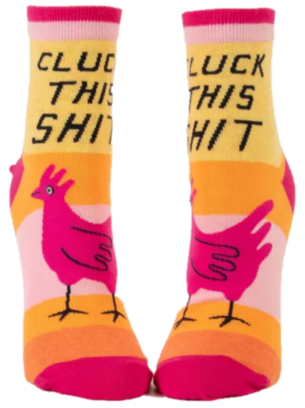 CLUCK THIS SHIT WOMENS ANKLE SOCKS