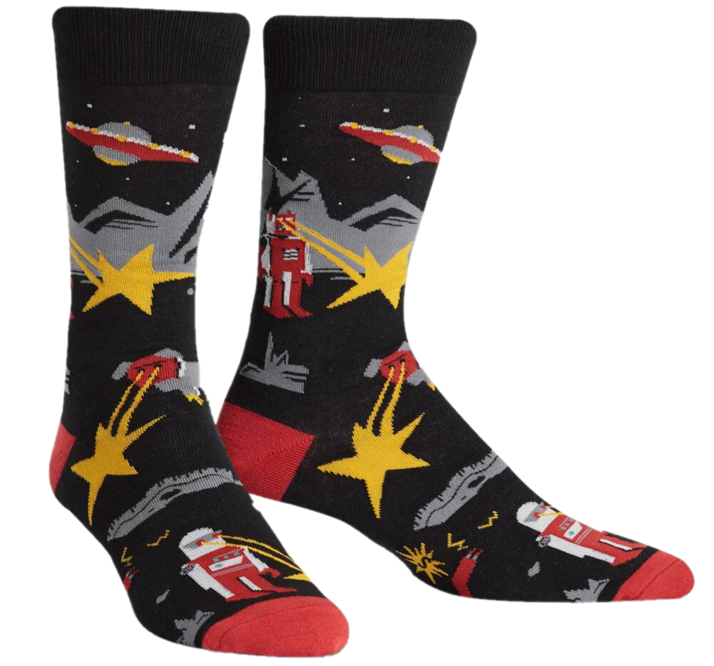 ZAP ZAP MENS CREW SOCKS
