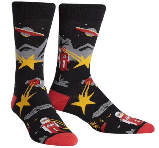 ZAP ZAP MENS CREW SOCKS