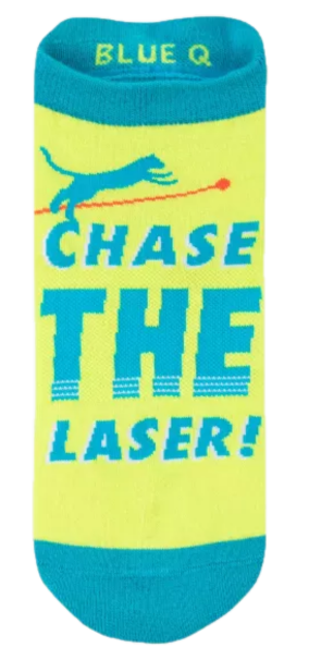 CHASE THE LASER SNEAKER SOCKS L-XL