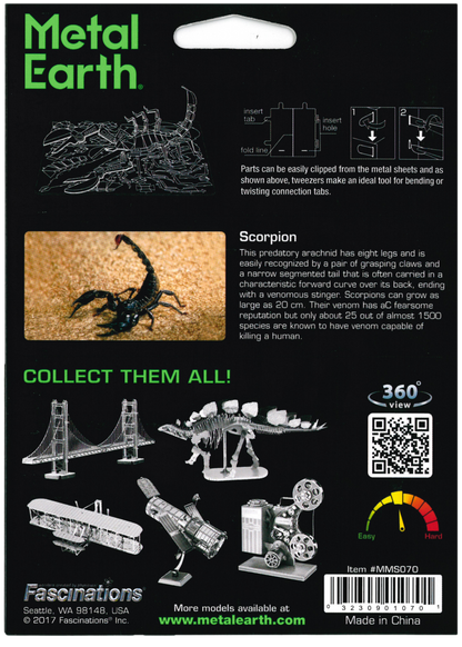 METAL EARTH MODEL SCORPION