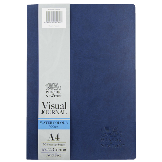 WINSOR & NEWTON 300GSM A4 SOFTCOVER WATERCOLOUR VISUAL DIARY