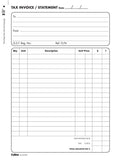A5/50 DL 50 DUPLICATE TAX INVOICE BOOK - NO CARBON REQUIRED