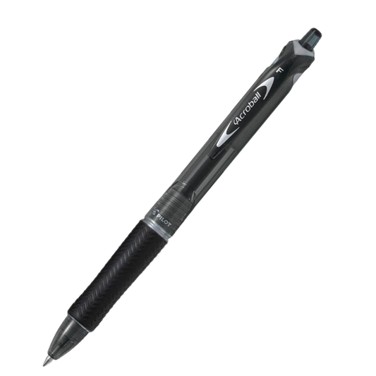 PILOT ACROBALL FINE BLACK BALLPOINT PEN