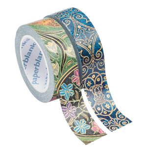 AZURE/POETRY IN BLOOM WASHI TAPE 2 PACK