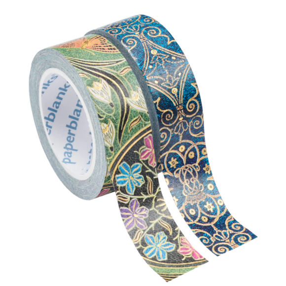 AZURE/POETRY IN BLOOM WASHI TAPE 2 PACK