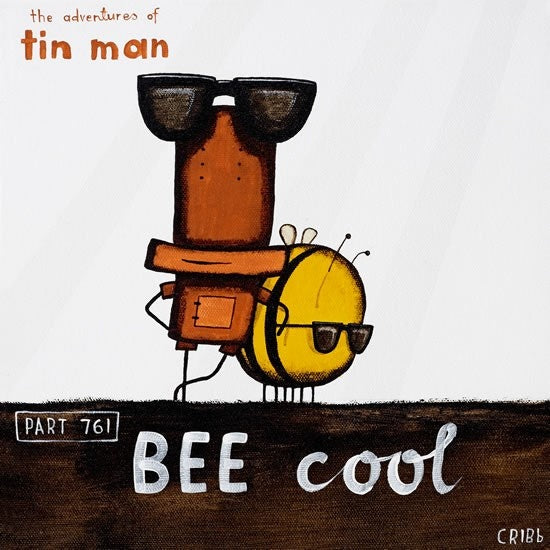 THE ADVENTURES OF TIN MAN: BEE COOL BLANK CARD
