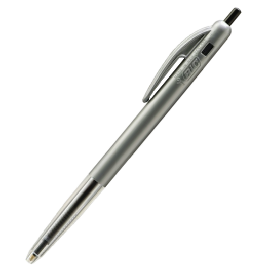 BIC CLIC SINGLE 1.0MM MEDIUM BLACK BALLPOINT