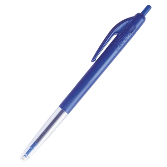 BIC CLIC SINGLE 1.0MM MEDIUM BLUE BALLPOINT
