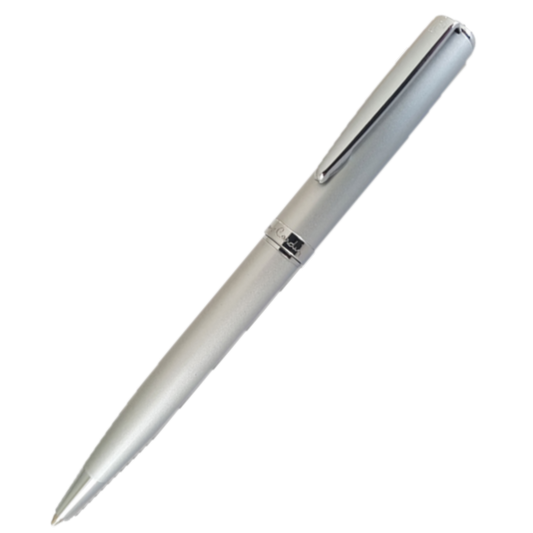 PIERRE CARDIN CALAIS BALLPOINT MATTE SILVER WITH CHROME TRIM