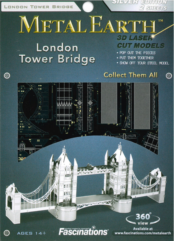 METAL EARTH MODEL LONDON TOWER BRIDGE