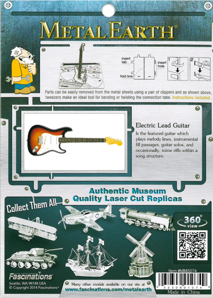 METAL EARTH MODEL ELECTRIC LEAD GUITAR