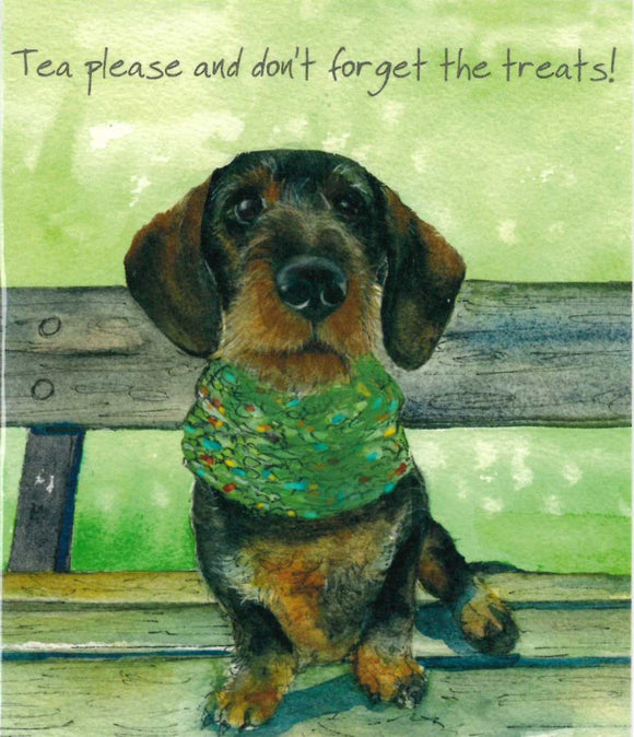 MINI CARD TEA PLEASE AND DON'T FORGET THE TREATS