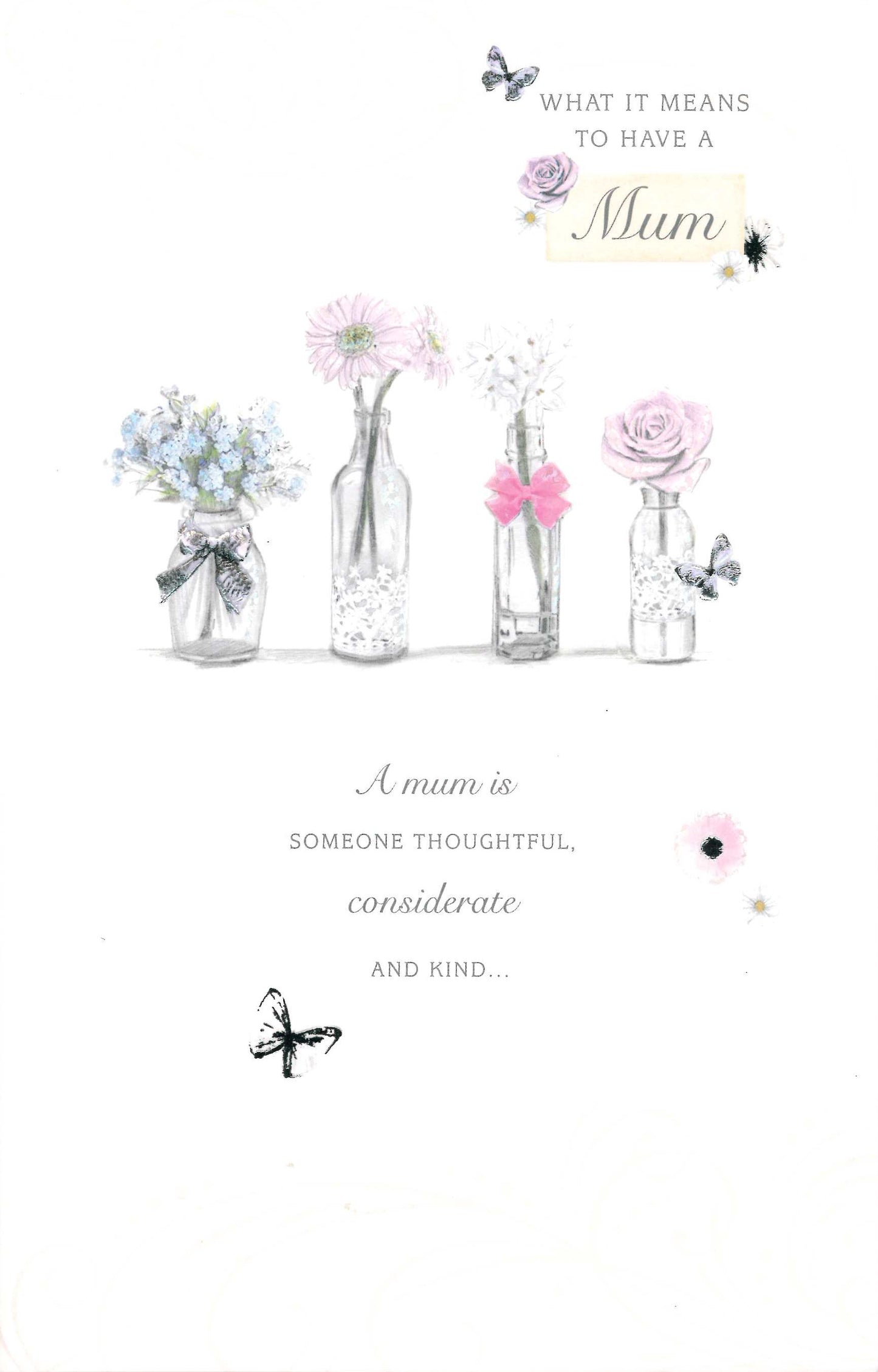 MOTHERS DAY CARD FLOWER VASES