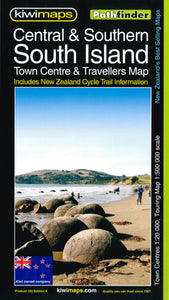 PATHFINDER CENTRAL & SOUTHERN SOUTH ISLAND TOWN CENTRE & TRAVELLERS MAP