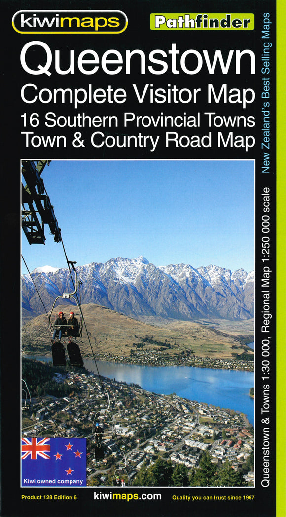 PATHFINDER QUEENSTOWN COMPLETE VISITOR MAP 16 PROVINCIAL TOWNS – Athena 