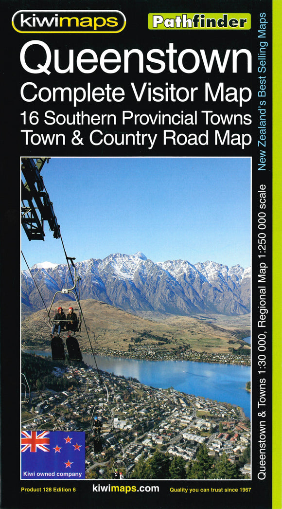 PATHFINDER QUEENSTOWN COMPLETE VISITOR MAP 16 PROVINCIAL TOWNS
