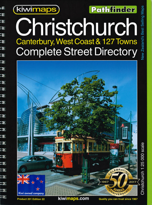PATHFINDER CHRISTCHURCH & CANTERBURY, WEST COAST AND 127 TOWNS