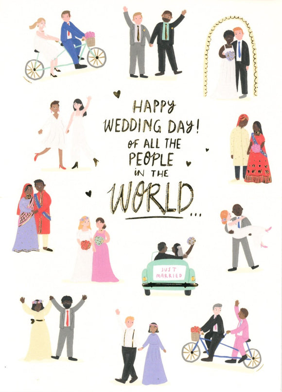 WEDDING CARD PEOPLE IN THE WORLD